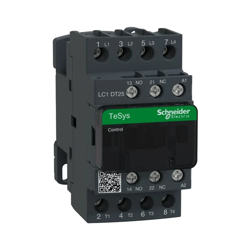 Schneider Electric TeSys D Contactor, 220V AC Coil, 4-Pole, 25A Contact Current, 4 NO, 690V AC/DC LC1DT25M7