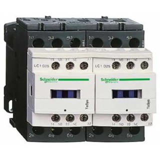 Schneider Electric TeSys D Reversing Contactor 230V AC Coil, 3-Pole, 9A, 5.5 kW, 3 NO Contacts LC2D09U7V