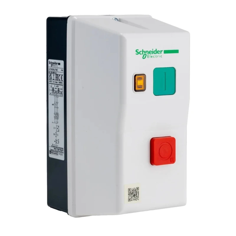 Schneider Electric TeSyS LE - GV2 - LC DOL Starter 240V AC 1.1 kW 3 Phase IP65 LE1M35U708