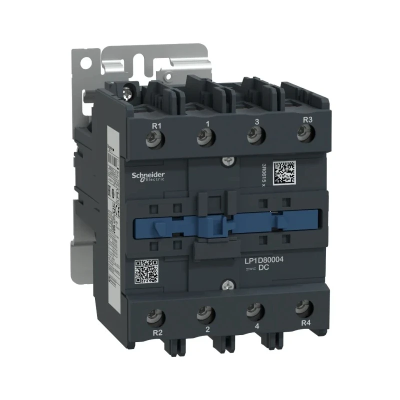 Schneider Electric TeSys D 24V DC Coil 4-Pole Contactor 125A 4 NO 1kV AC LP1D80004BW