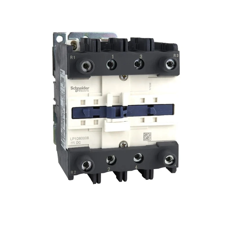 Schneider Electric LP1D Contactor, 24V DC Coil, 4-Pole, 125A Contact Current, 2 NO/2 NC Contacts, 1kV AC LP1D80008BW