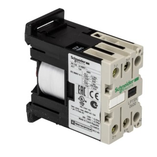 Schneider Electric LP1S Contactor with 12V DC Coil, 2-Pole, 12A Contact Current, 690V AC Contact Voltage 