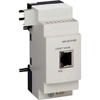Schneider Electric SR3N Series 24V DC PLC Expansion Ethernet Module with 10/100BASE-T Port SR3NET01BD