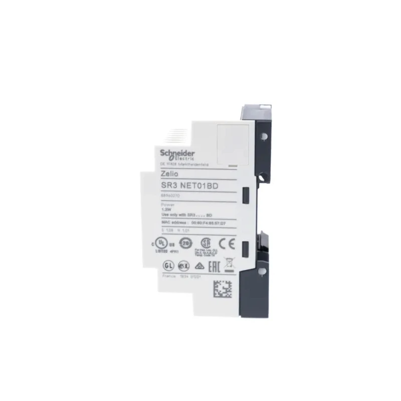 Schneider Electric SR3N Series 24V DC PLC Expansion Ethernet Module with 10/100BASE-T Port SR3NET01BD