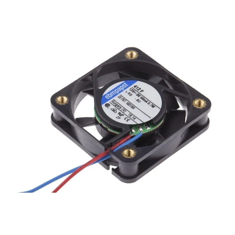 ebm-papst 400 F Series Axial Fan 12V DC 700mW 8m³/h 40 mm IP20 