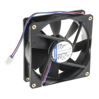 ebm-papst 3400 N Series Axial Fan 24V DC 3W 94 m³/h IP68 92 mm x 25 mm x 25 mm IP68