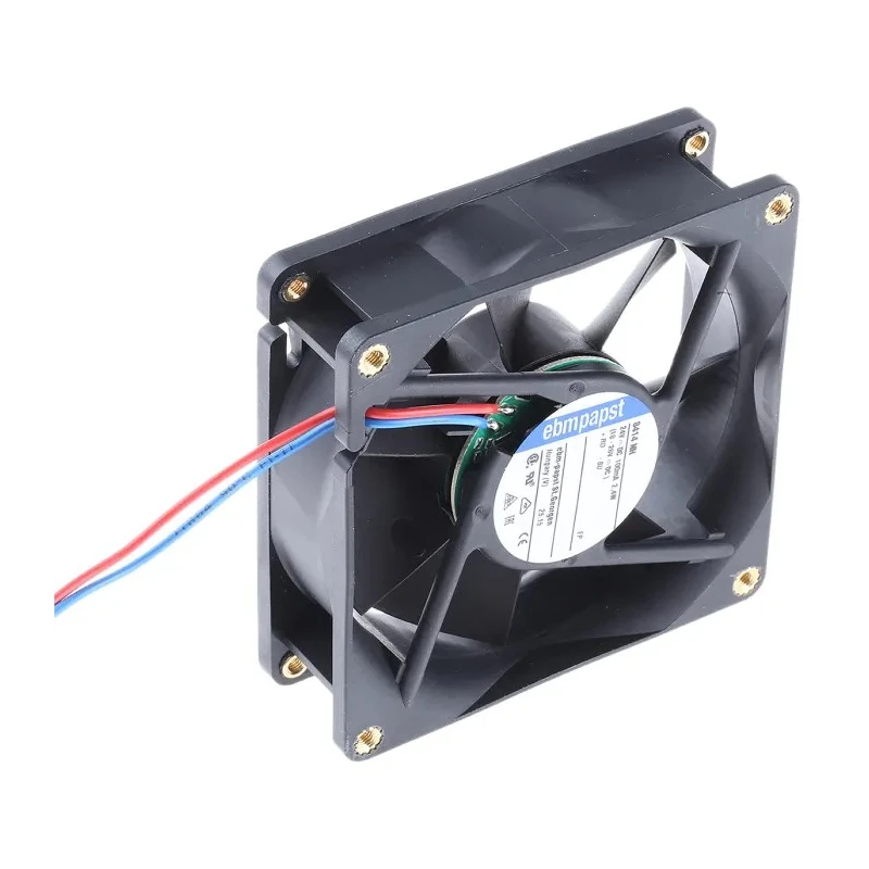 ebm-papst 8400 N Series Axial Fan 24V DC 2.4W 79 m³/h 3600 RPM Ball Bearing IP20 80 mm 