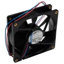 ebm-papst 3400 N Series Axial Fan, 12V DC, 2.2 W, 2700 RPM, 84 m³/h Air Flow, Protection, 92 mm Frame Size, Ball Bearing IP68