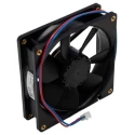 ebm-papst 3400 N Series Axial Fan, 12V DC, 2.2 W, 2700 RPM, 84 m³/h Air Flow, Protection, 92 mm Frame Size, Ball Bearing IP68