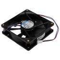 ebm-papst 3400 N Series Axial Fan, 12V DC, 2.2 W, 2700 RPM, 84 m³/h Air Flow, Protection, 92 mm Frame Size, Ball Bearing IP68