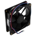 ebm-papst 3400 N Series Axial Fan, 12V DC, 2.2 W, 2700 RPM, 84 m³/h Air Flow, Protection, 92 mm Frame Size, Ball Bearing IP68