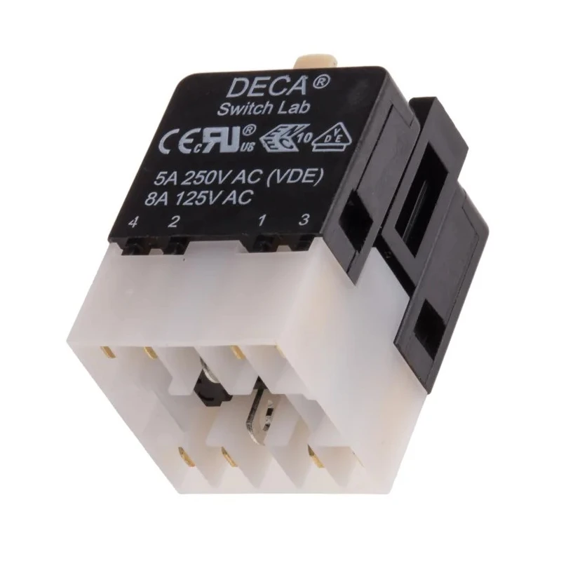 RS PRO Contact & Light Block for Use with ADA16E Series 250 V ac 2 NO/2 NC ADA16E