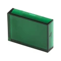 RS PRO Green Rectangular Push Button Lens for Use with ADA16 Series 745-2512
