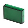 RS PRO Green Rectangular Push Button Lens for Use with ADA16 Series 745-2512