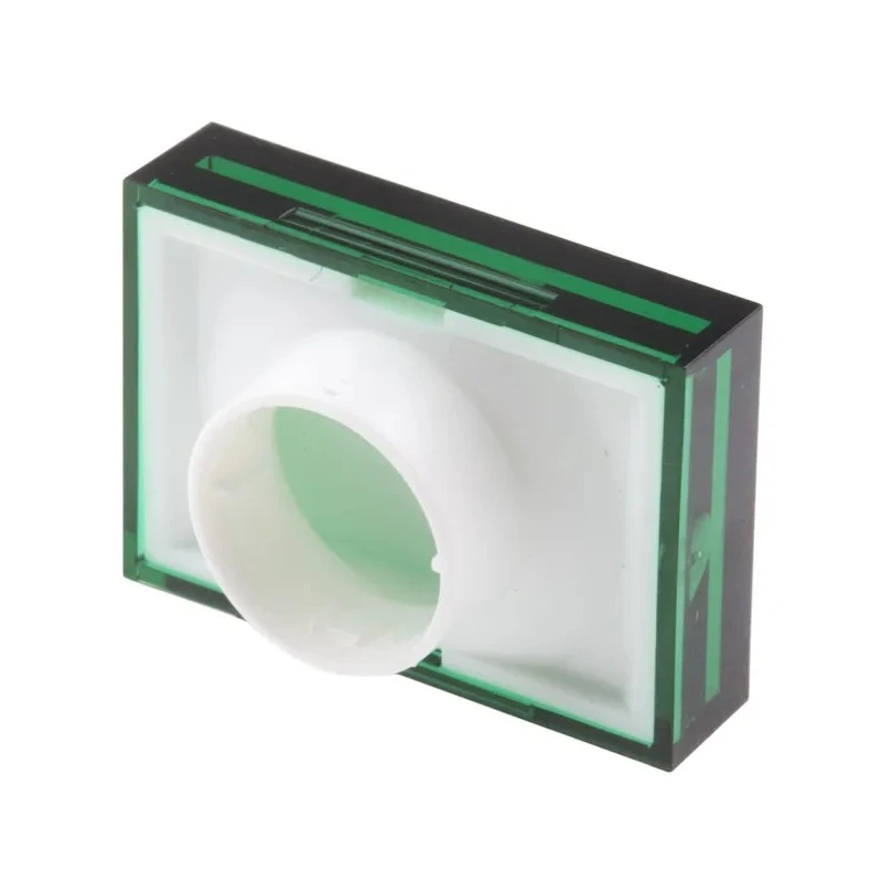 RS PRO Green Rectangular Push Button Lens for Use with ADA16 Series 745-2512