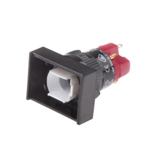 RS PRO Illuminated Push Button Switch Latching Panel Mount 16 mm Cutout SPDT 5A 250V AC 745-2565