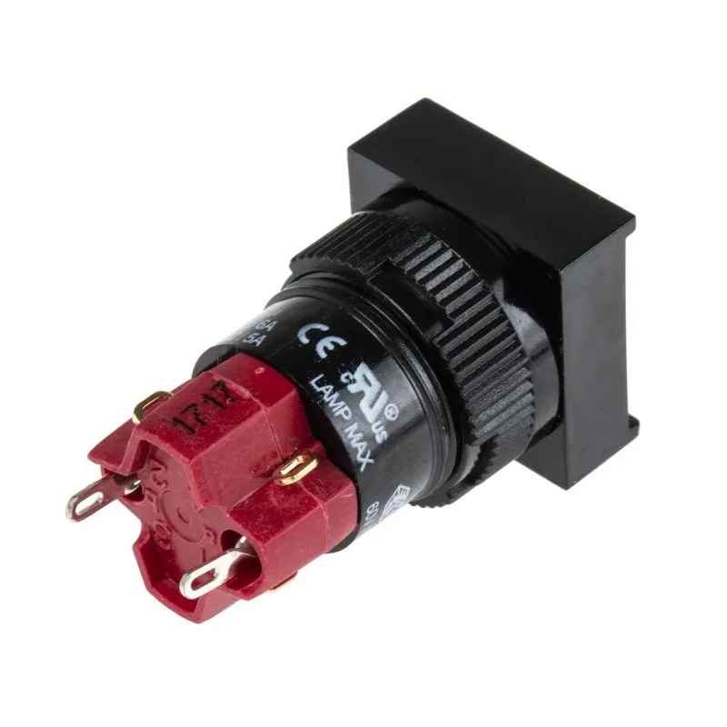 RS PRO Illuminated Push Button Switch, Latching, Panel Mount, 16 mm Cutout, SPDT, IP40, 250 V AC, 5A Current 745-2556