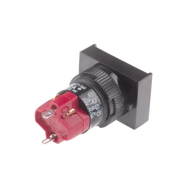 RS PRO Illuminated Push Button Switch Latching Panel Mount 16 mm Cutout SPDT 5A 250V AC 745-2565