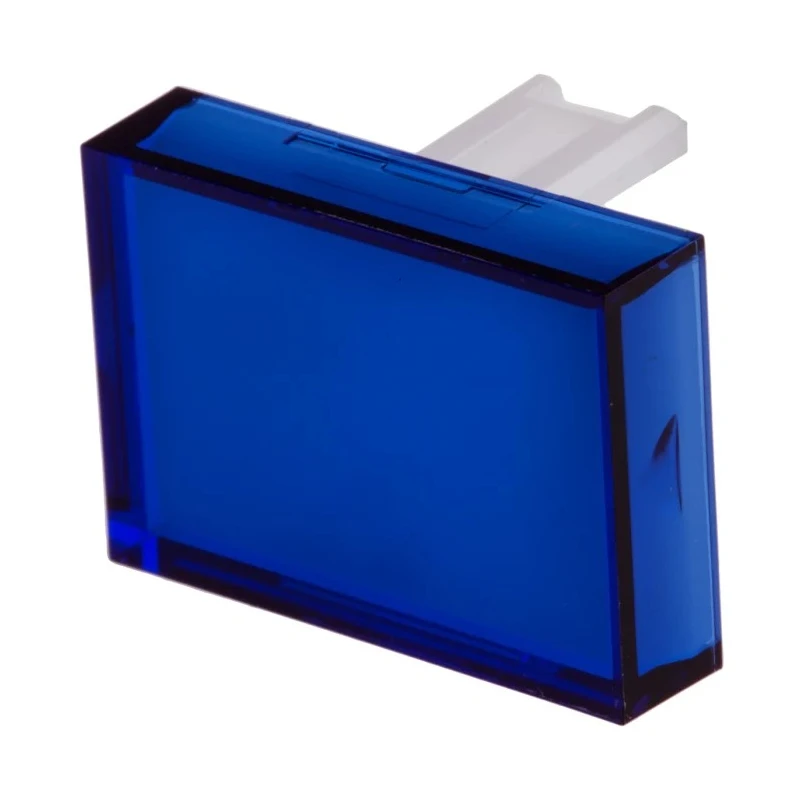 RS PRO Blue Rectangular Push Button Lens for Use with SD16 Series 745-2578