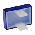 RS PRO Blue Rectangular Push Button Lens for Use with SD16 Series 745-2578
