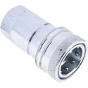RS PRO Steel Hydraulic Quick Connect Coupling Female BSP 3/4 in 250 bar 745-4697