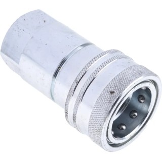 RS PRO Steel Hydraulic Quick Connect Coupling Female BSP 3/4 in 250 bar 745-4697