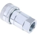 RS PRO Steel Hydraulic Quick Connect Coupling Female BSP 3/4 in 250 bar 745-4697