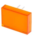RS PRO Orange Rectangular Push Button Lens for Use with SD16 Series 745-2580