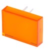 RS PRO Orange Rectangular Push Button Lens for Use with SD16 Series 745-2580