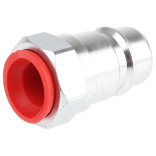 RS PRO Steel Hydraulic Quick Connect Coupling Male BSP 1/2 in 250 bar 745-4710