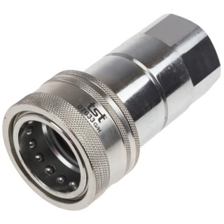 RS PRO Steel Hydraulic Quick Connect Coupling Female BSP 1in BSP, 230 bar 745-4729