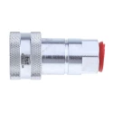 RS PRO Steel Hydraulic Quick Connect Coupling Female BSP 3/8 in 300 bar Ball Lock Passivated Zinc Plated 745-4716