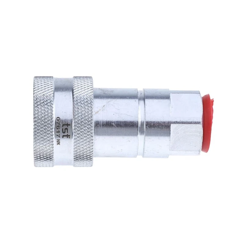 RS PRO Steel Hydraulic Quick Connect Coupling Female BSP 3/8 in 300 bar Ball Lock Passivated Zinc Plated 745-4716
