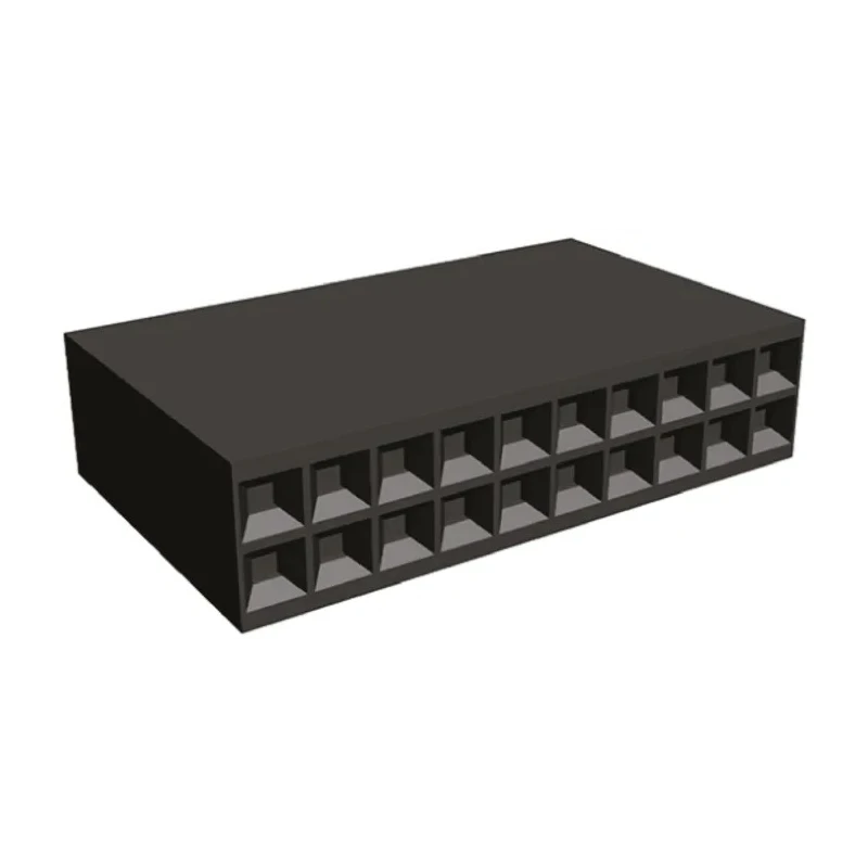 TE Connectivity AMPMODU MOD IV Female Connector Housing 20 Way 2 Row Straight 2.54 mm Pitch 1-87456-6