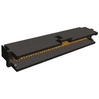 TE Connectivity AMPMODU System 50 Series Right Angle Through Hole PCB Header 80 Contacts 1.27 mm Pitch 2 Row 5-104069-3
