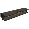 TE Connectivity AMPMODU System 50 Series Right Angle Through Hole PCB Header 80 Contacts 1.27 mm Pitch 2 Row 5-104069-3