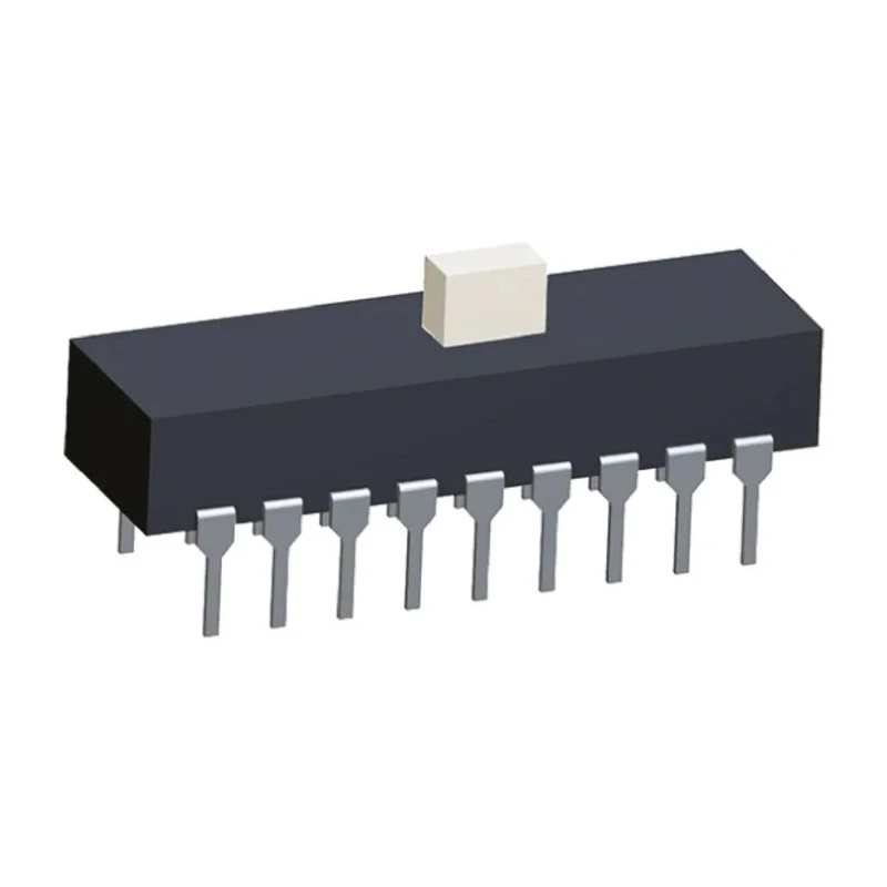 TE Connectivity PCB Slide Switch DPDT Latching 300mA Nylon ASE Series 3-1825010-7