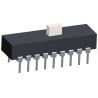 TE Connectivity PCB Slide Switch DPDT Latching 300mA Nylon ASE Series 3-1825010-7
