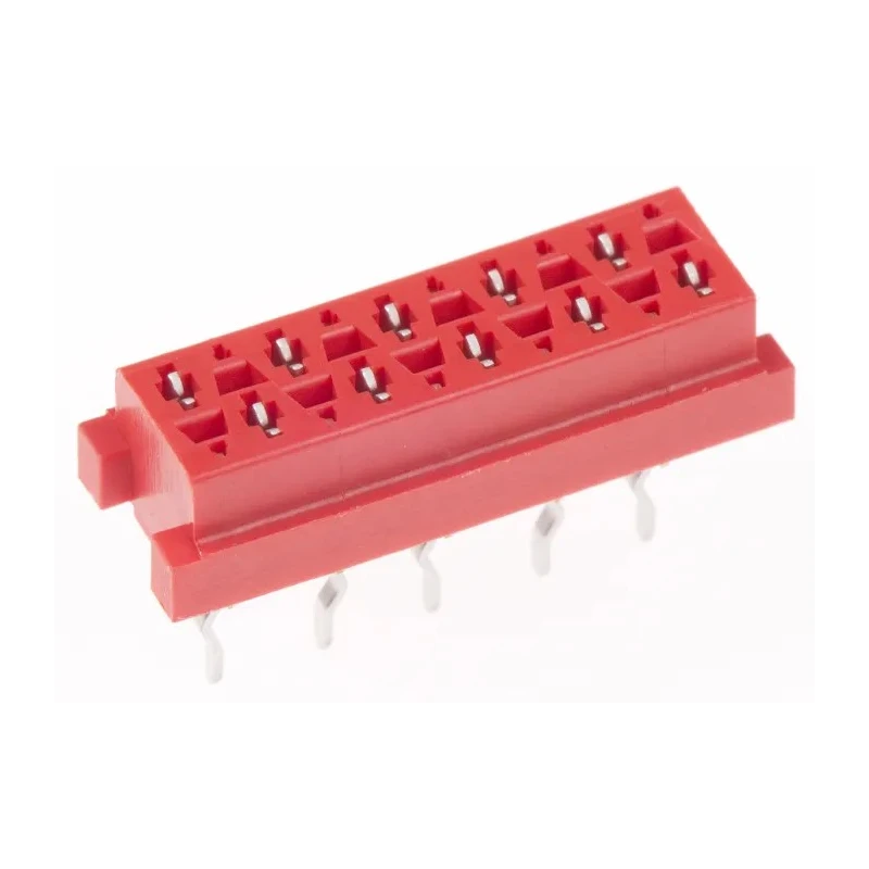 TE Connectivity Micro-MaTch Series Straight Through Hole PCB Socket, 10-Contact, 2 Row, 2.54 mm Pitch Solder 8-215079-0