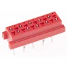 TE Connectivity Micro-MaTch Series Straight Through Hole PCB Socket, 10-Contact, 2 Row, 2.54 mm Pitch Solder 8-215079-0
