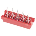 TE Connectivity Micro-MaTch Series Straight Through Hole PCB Socket, 10-Contact, 2 Row, 2.54 mm Pitch Solder 8-215079-0