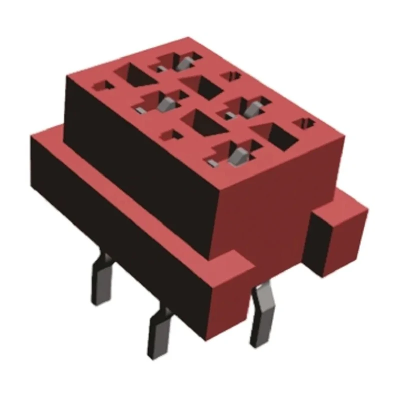 TE Connectivity Micro-MaTch Series Straight Through Hole PCB Socket, 4-Contact, 2 Row, 2.54 mm Pitch 7-215079-4