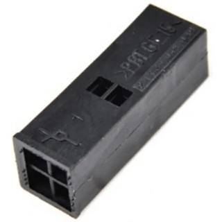 TE Connectivity AMPMODU Female Connector Housing 4 Contacts 2.54 mm Pitch 2 Row Straight 965082-1