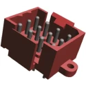 TE Connectivity Metrimate Series Straight Through Hole PCB Header 12 Contacts 5 mm Pitch 4 Row Shrouded 207120-9