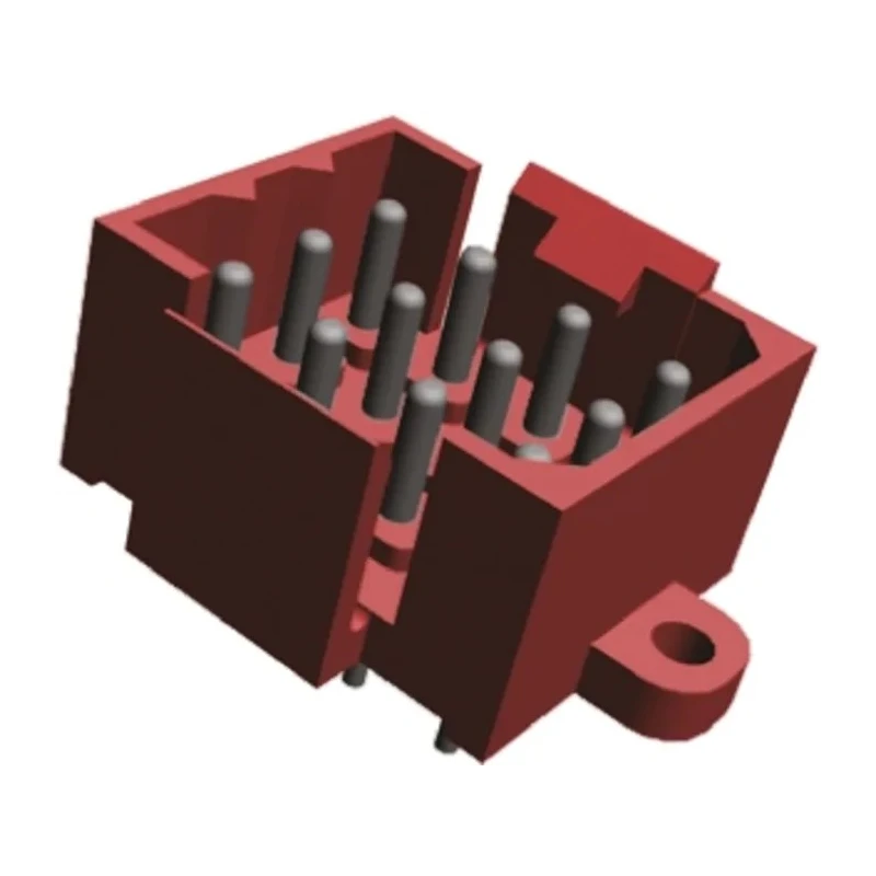 TE Connectivity Metrimate Series Straight Through Hole PCB Header 12 Contacts 5 mm Pitch 4 Row Shrouded 207120-9