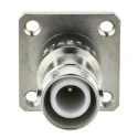 TE Connectivity Coaxial Connector Panel Mount Female SHV Straight Body Solder 51421-2