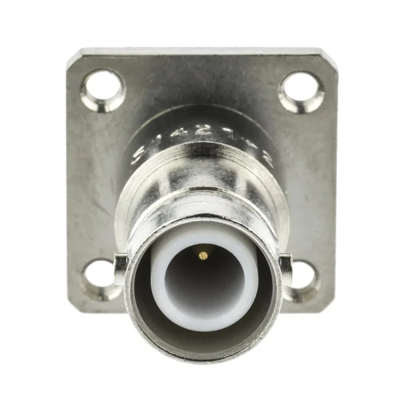 TE Connectivity Coaxial Connector Panel Mount Female SHV Straight Body Solder 51421-2