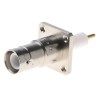 TE Connectivity Coaxial Connector Panel Mount Female SHV, Straight Body, Solder Termination 51421-2