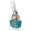 TE Connectivity Toggle Switch Panel Mount On-On SPDT Solder Terminal 24 V dc 125 V ac 3-1437559-4