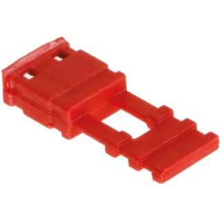 HARWIN M20 Jumper Straight Female 2 Way 1 Row 2.54 mm Pitch Closed Top Red M7681-05